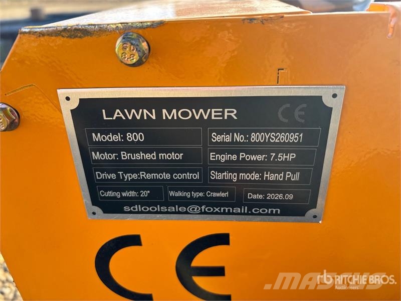 SDLOOL SL800 Remote Control Lawn Mower (Unused) ركوب الحشائش