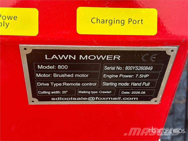 SDLOOL SL800 Remote Control Lawn Mower (Unused) Rijmaaiers