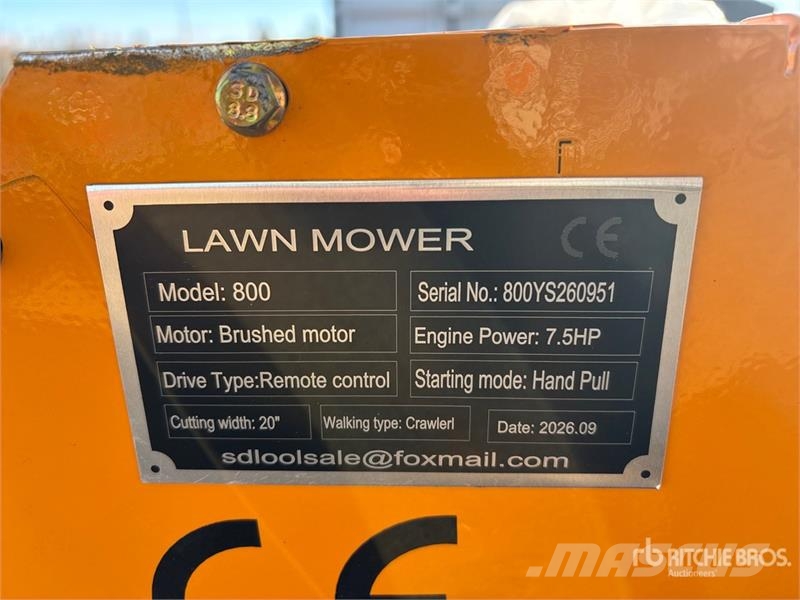 SDLOOL SL800 Remote Control Lawn Mower (Unused) ركوب الحشائش