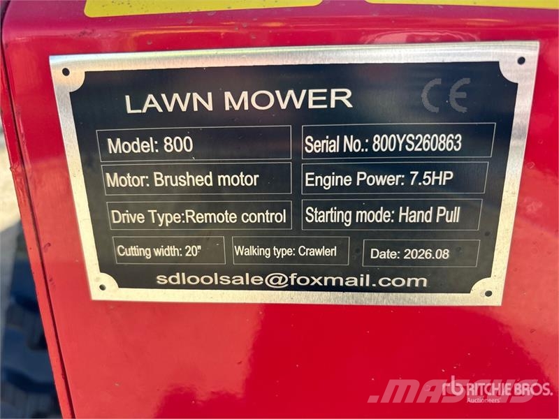  SDLOOL SL800 Remote Control Lawn Mower (Unused) ركوب الحشائش