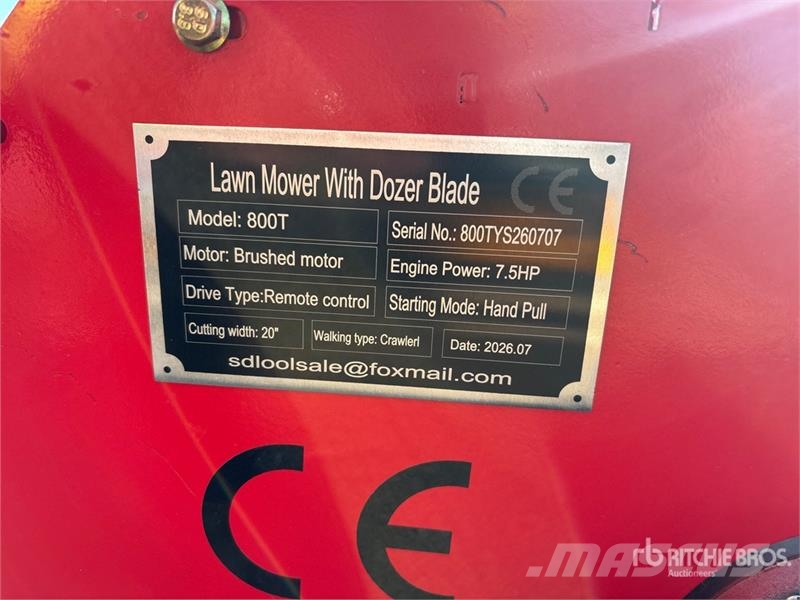  SDLOOL SL800T Remote Control Lawn Mower (Unused) ركوب الحشائش