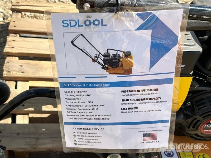  SDLOOL SL90 Vibratory Plate Compactor (Unused) دكاكات أفقية