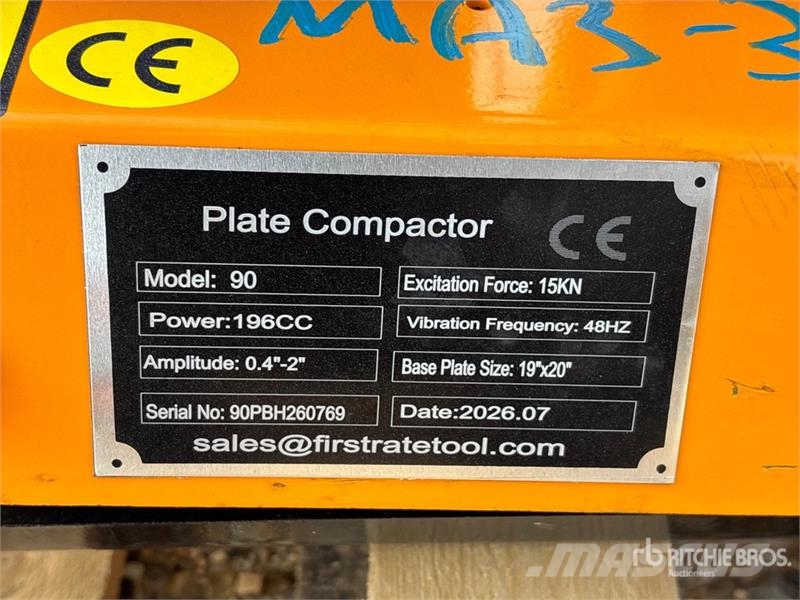  SDLOOL SL90 Vibratory Plate Compactor (Unused) Vibro plošče