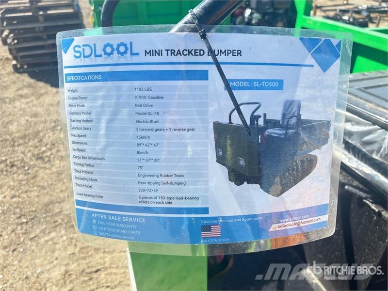  SDLOOL TD500 Mini Crawler Dumper (Unused) Vehículos compactos de volteo