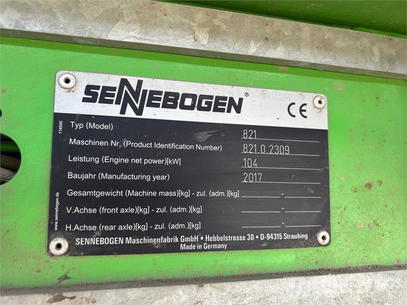 Sennebogen 821 Wheel Material Handler Costruzioni - Altro