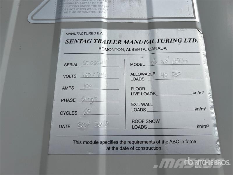 Sentag 30 ft x 10 ft Skid-Mounted Mobile Office Other