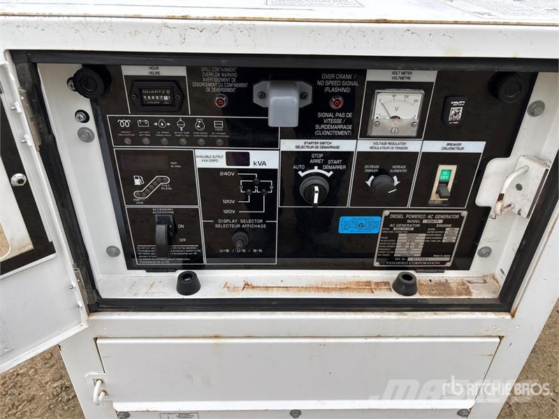 Shindaiwa DGK7F 6.5 kVA Skid-Mounted Generator Set مولدات ديزل