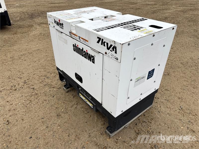 Shindaiwa DGK7F 6.5 kVA Skid-Mounted Generator Set مولدات ديزل