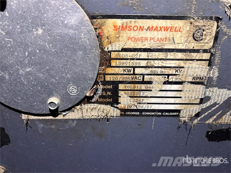  Simson Maxwell 50 kW Containerized Dual Generator  مولدات ديزل