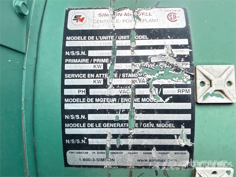 SIMSON MAXWELL Skid-Mounted Generator Set Diiselgeneraatorid