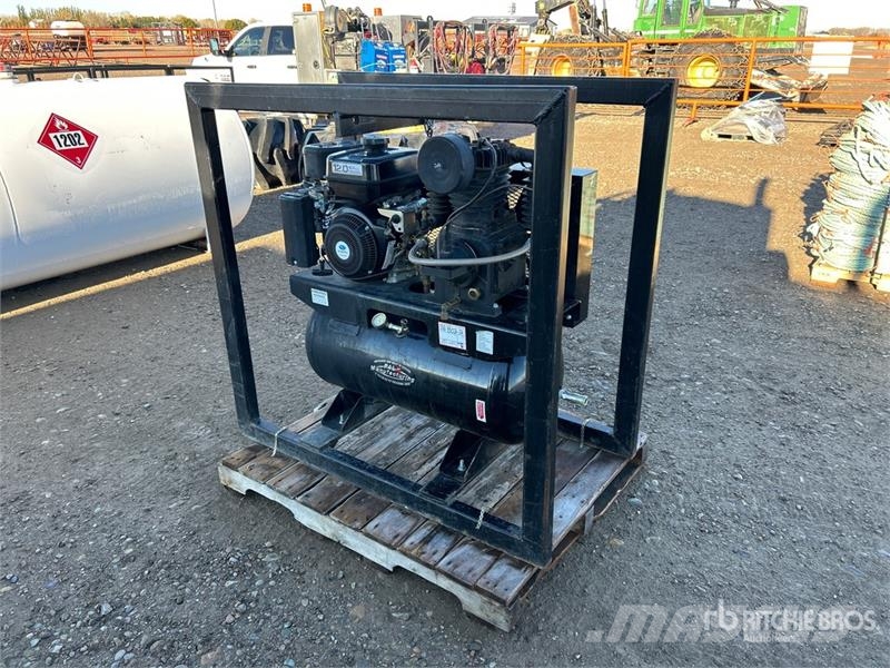 Skid-Mounted 30 gal Air Compressor Kompressorit