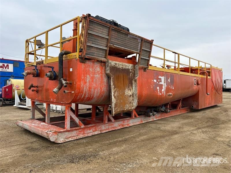 Skid Mounted 40m3 Premix/Process Chemical Tank Pārstrādes iekārtas