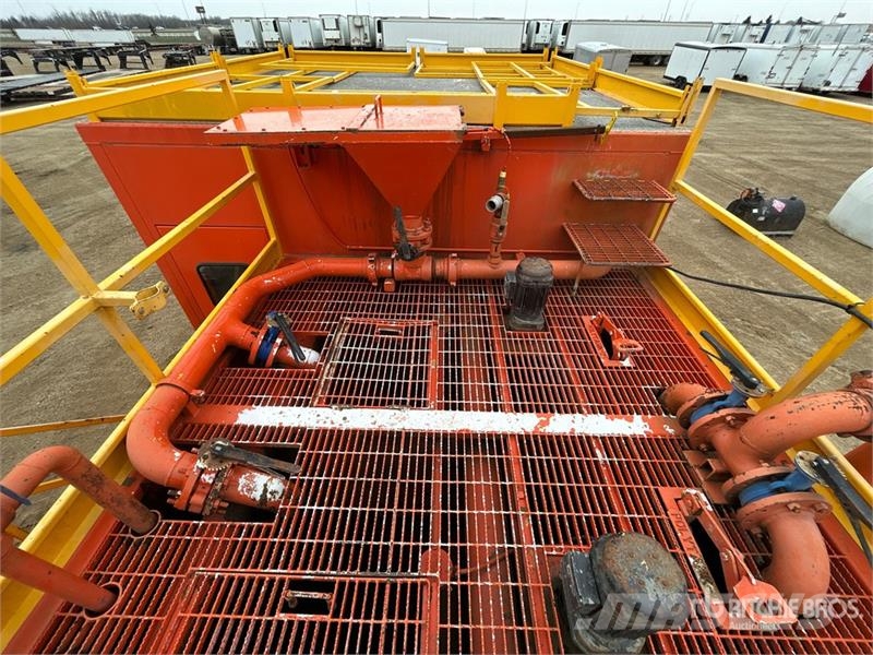 Skid Mounted 40m3 Premix/Process Chemical Tank Pārstrādes iekārtas
