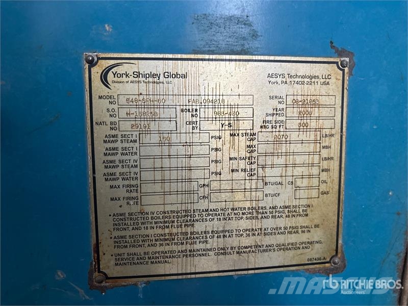 Skid Mounted 60 HP Boiler Аксесоари и резервни части за пробивни машини