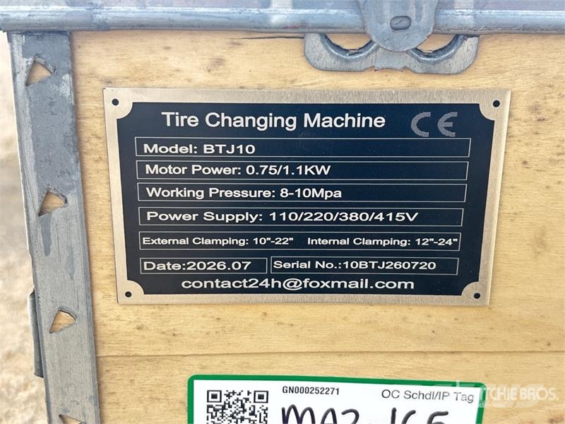 SKLP SK-BTJ10 Tire Changer (Unused) Muu