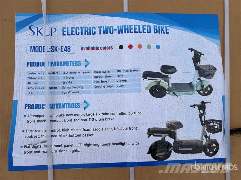 SKLP SK-E48 E-bike Scooter (Unused) Всюдиходи