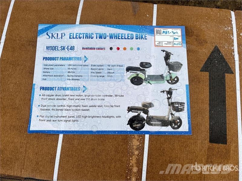  SKLP SK-E48 E-bike Scooter (Unused) Всюдиходи