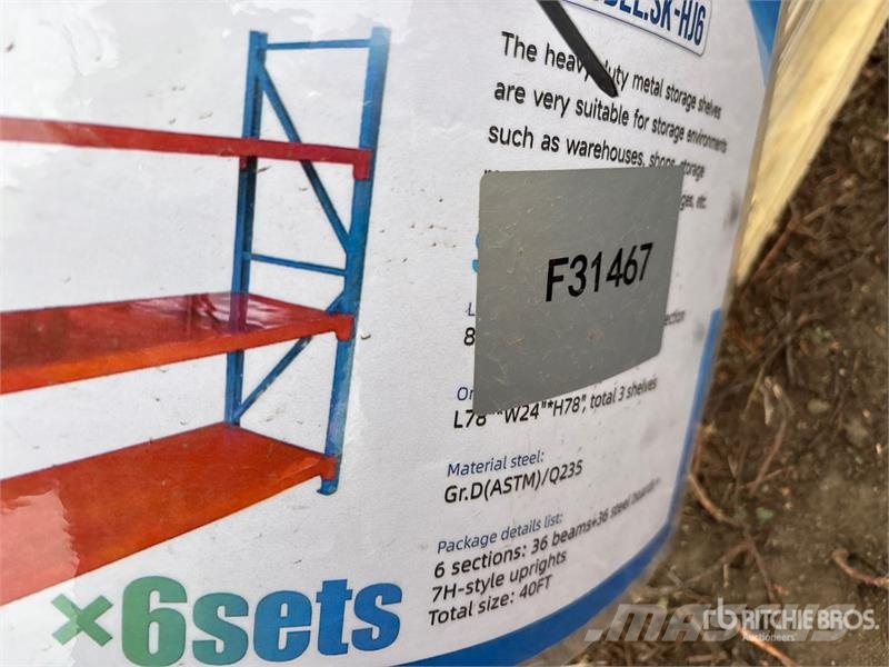  SKLP SK-HJ6 Metal Storage Shelving (Unused) Otros componentes