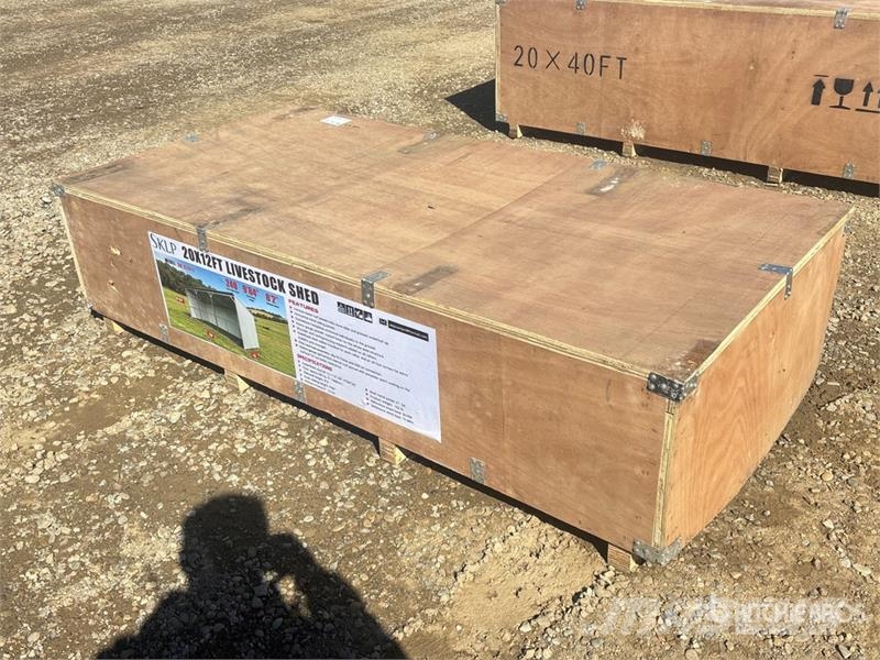 SKLP SK-S2012 20 ft x 12 ft x 9 ft Livestock Shelt その他畜産機材とアクセサリー・アタッチメント