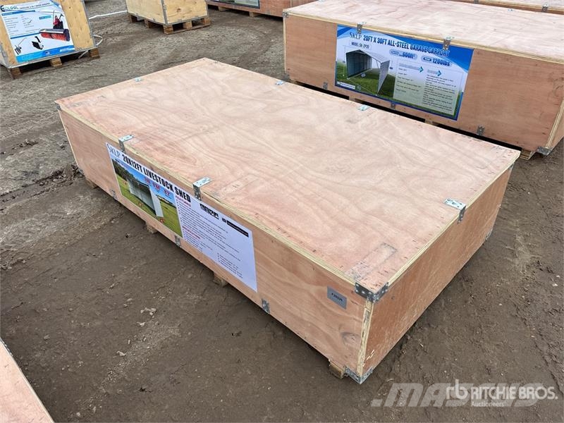 SKLP SK-S2012 20 ft x12 ft Livestock Shed (Unused) Tērauda karkasa ēkas