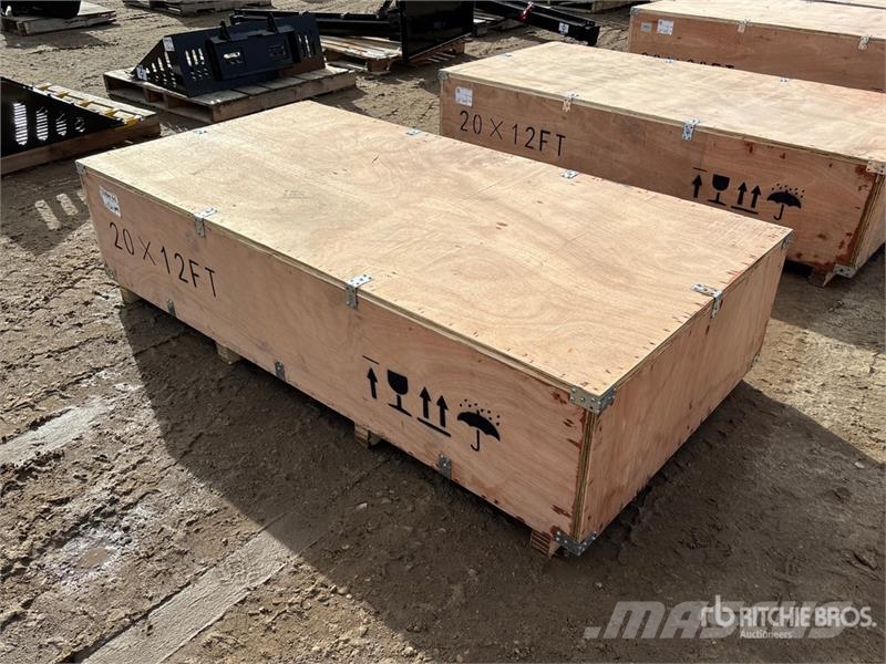  SKLP SK-S2012 20 ft x12 ft Livestock Shed (Unused) Tērauda karkasa ēkas
