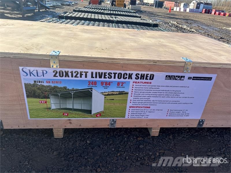 SKLP SK-S2012 20x12Ft Livestock Shed (Unused) Acélszerkezetes épületek