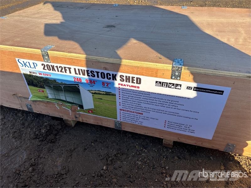 SKLP SK-S2012 20x12Ft Livestock Shed (Unused) Acélszerkezetes épületek