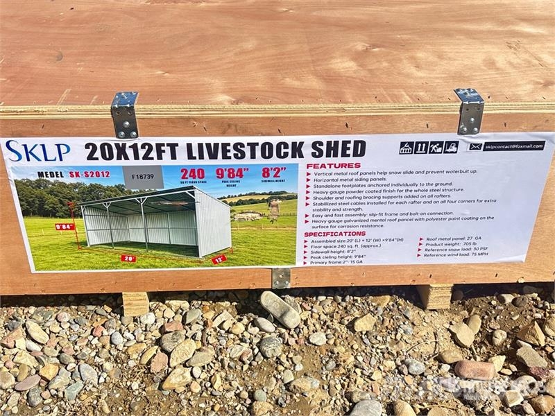 SKLP SK-S2012 Livestock Shelter (Unused) その他畜産機材とアクセサリー・アタッチメント