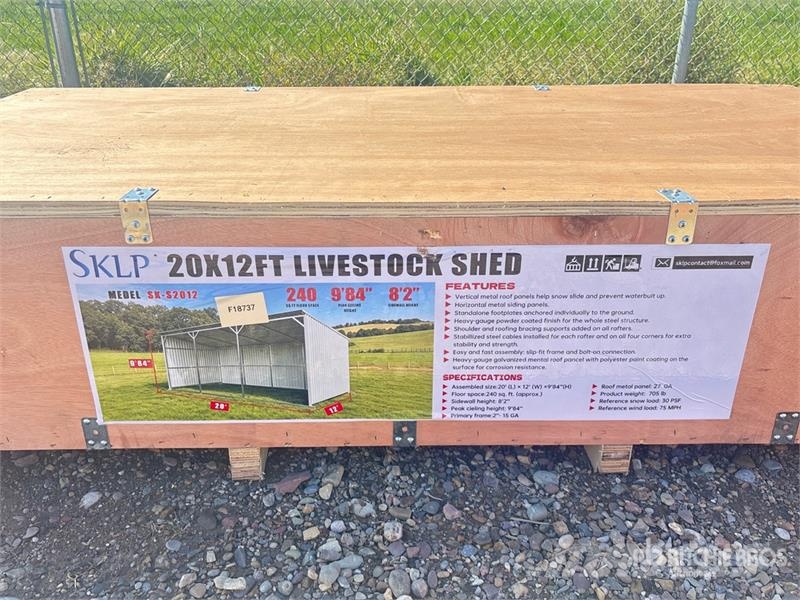  SKLP SK-S2012 Livestock Shelter (Unused) その他畜産機材とアクセサリー・アタッチメント