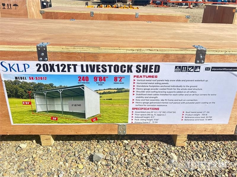SKLP SK-S2012 Livestock Shelter (Unused) その他畜産機材とアクセサリー・アタッチメント