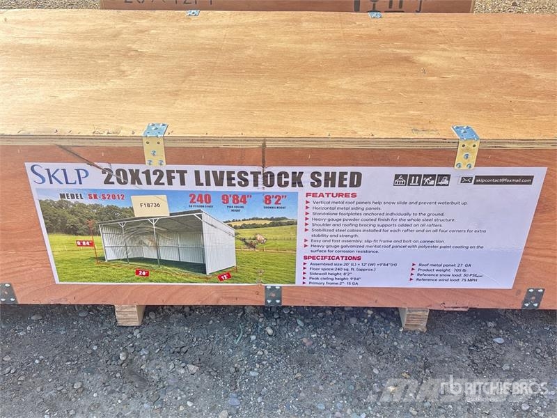 SKLP SK-S2012 Livestock Shelter (Unused) その他畜産機材とアクセサリー・アタッチメント