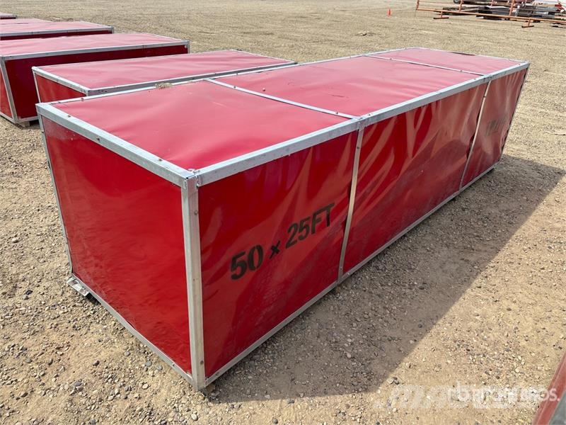 SKLP SK-S5025 25 ft x 50 ft Metal Storage Building Teräsrunkorakennukset