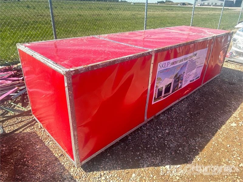 SKLP SK-S5025 25 ft x 50 ft Large Scale Storage Bu المباني الإطار الصلب