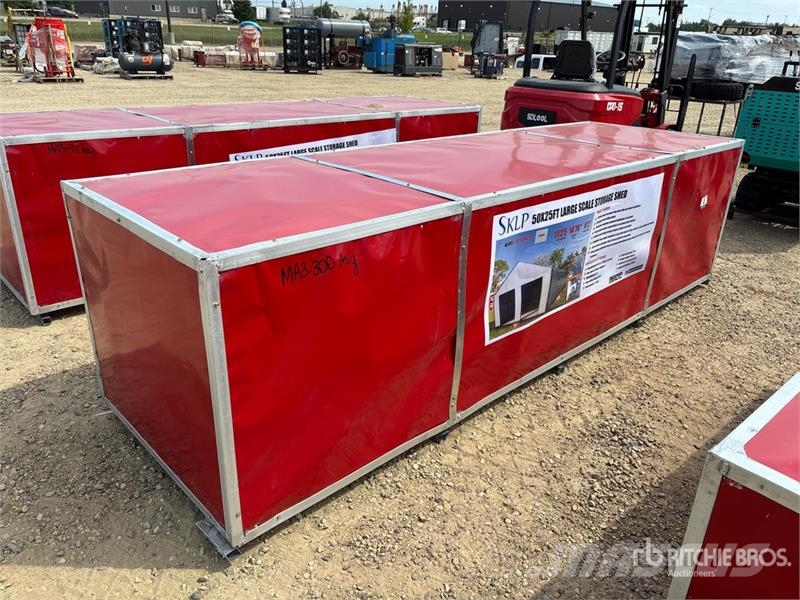 SKLP SK-S5025 25 ft x 50 ft Metal Storage Building Teräsrunkorakennukset