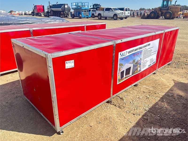 SKLP SK-S5025 25 ft x 50 ft Large Scale Storage Bu Tērauda karkasa ēkas