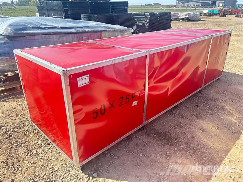 SKLP SK-S5025 25 ft x 50 ft Large Scale Storage Bu Tērauda karkasa ēkas