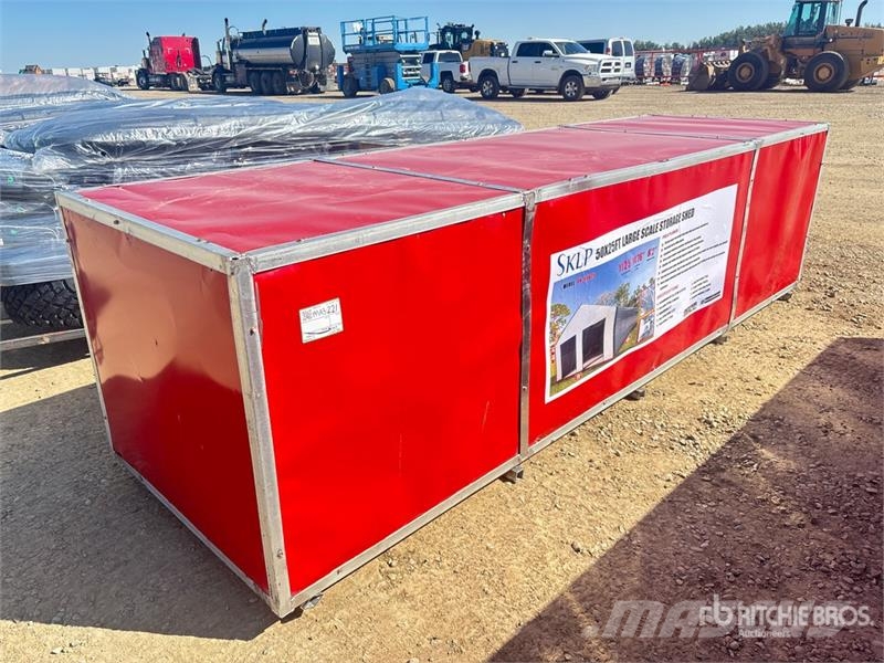 SKLP SK-S5025 25 ft x 50 ft Large Scale Storage Bu Tērauda karkasa ēkas