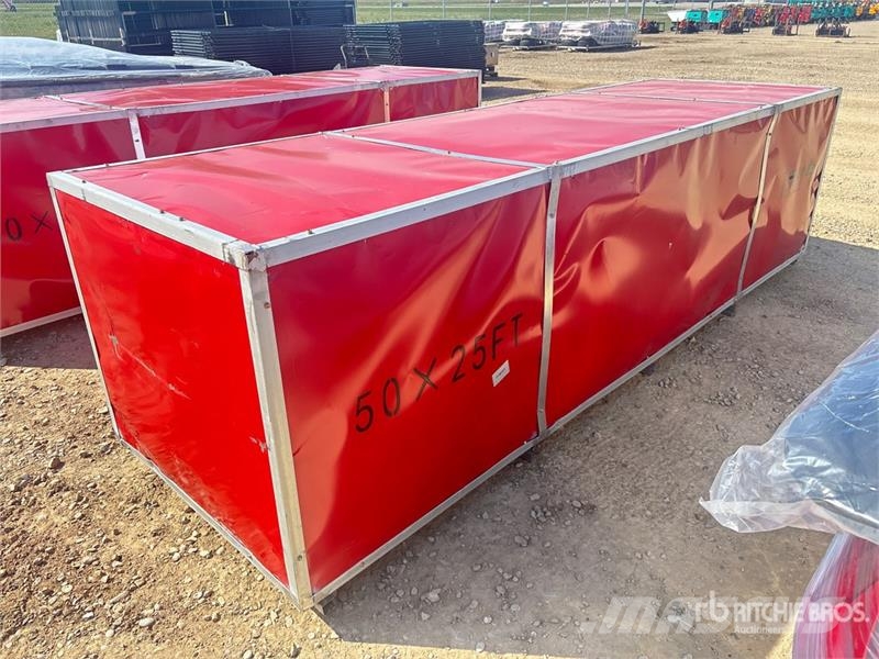 SKLP SK-S5025 25 ft x 50 ft Large Scale Storage Bu Tērauda karkasa ēkas