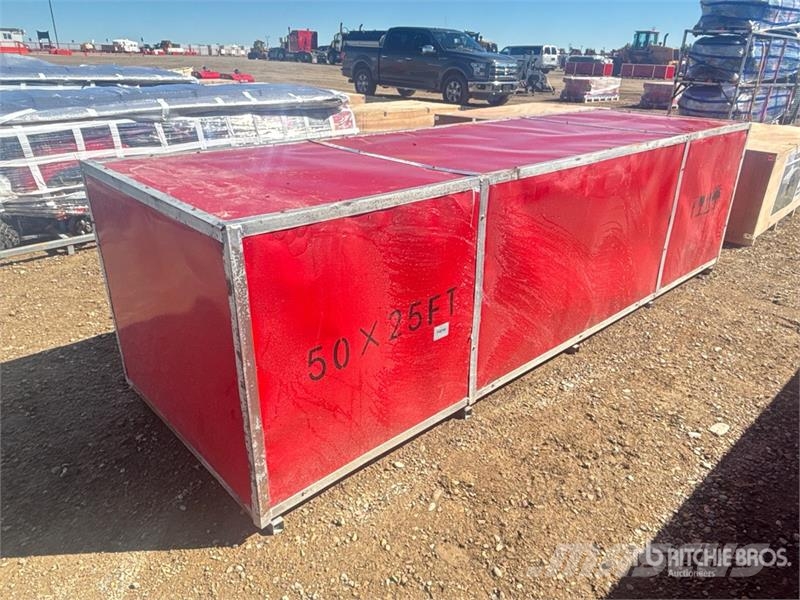 SKLP SK-S5025 25 ft x 50 ft Large Scale Storage Bu Tērauda karkasa ēkas
