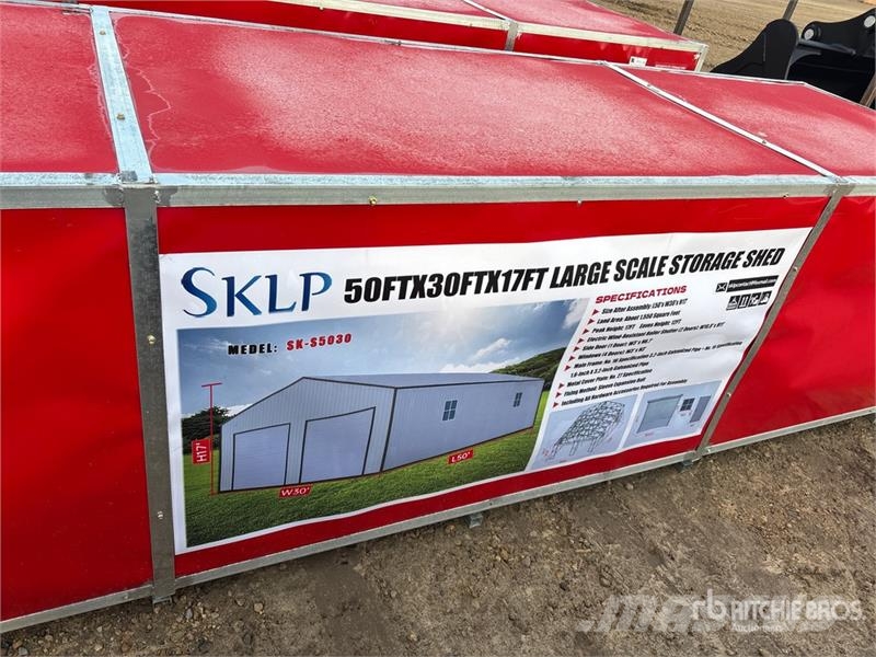 SKLP SK-S5030 30 ft x 50 ft Large Scale Storage Bu Ατσάλινο πλαίσιο κτιρίων