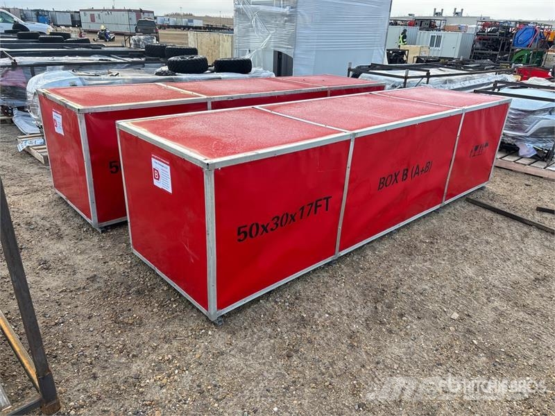 SKLP SK-S5030 30 ft x 50 ft Large Scale Storage Bu Ατσάλινο πλαίσιο κτιρίων