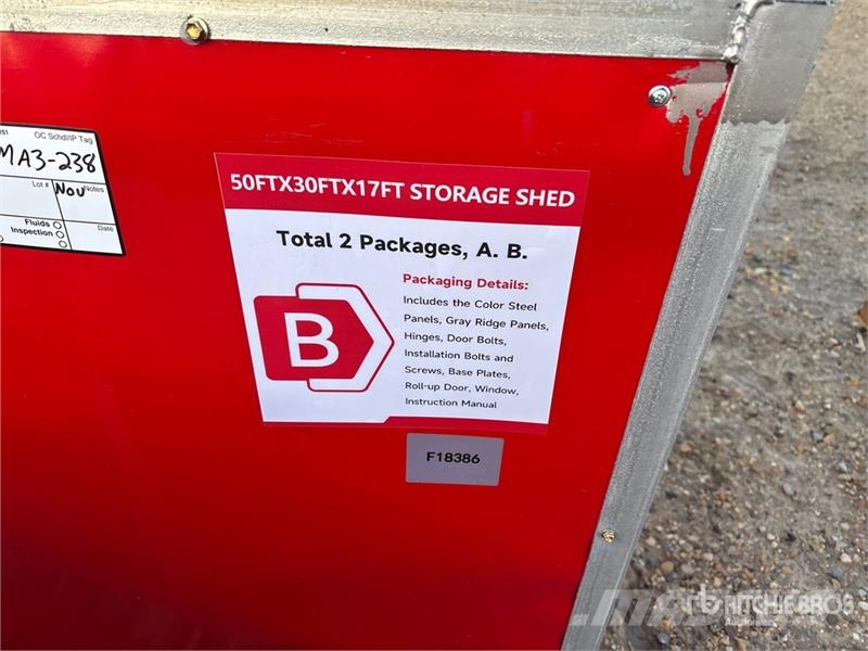 SKLP SK-S5030 30 ft x 50 ft Large Scale Storage Bu Ατσάλινο πλαίσιο κτιρίων