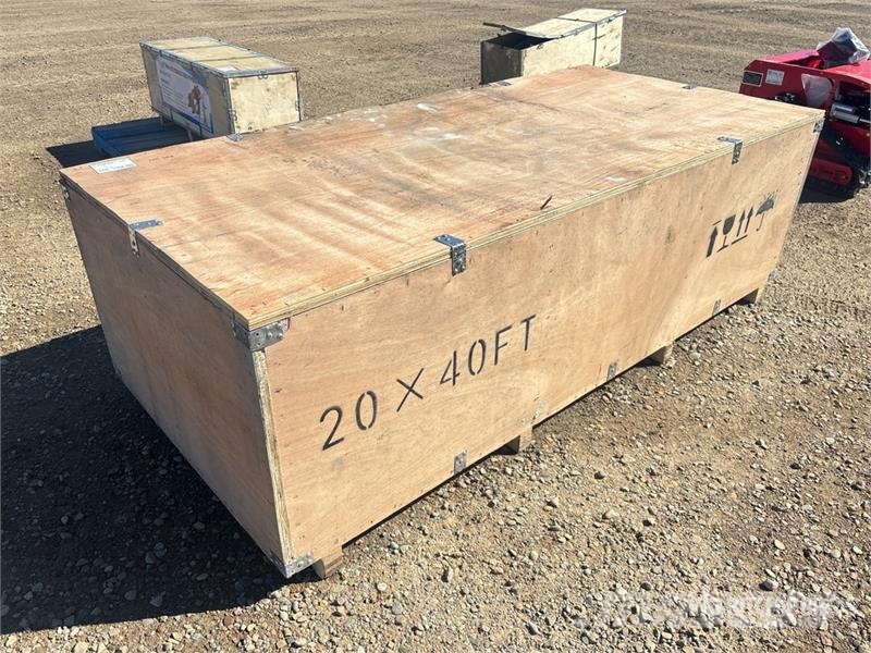 SKLP SK-SC40 20 ft x 40 ft All-Steel Carport (Unus Tērauda karkasa ēkas