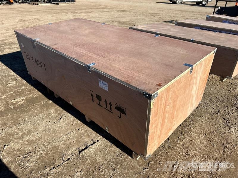 SKLP SK-SC40 20 ft x 40 ft All-Steel Carport (Unus Ατσάλινο πλαίσιο κτιρίων