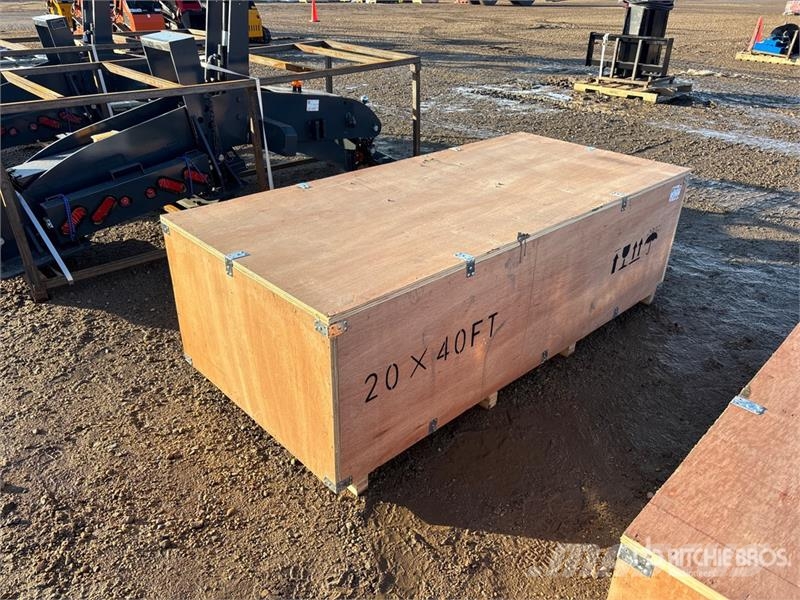 SKLP SK-SC40 20 ft x 40 ft All-Steel Carport (Unus Ατσάλινο πλαίσιο κτιρίων