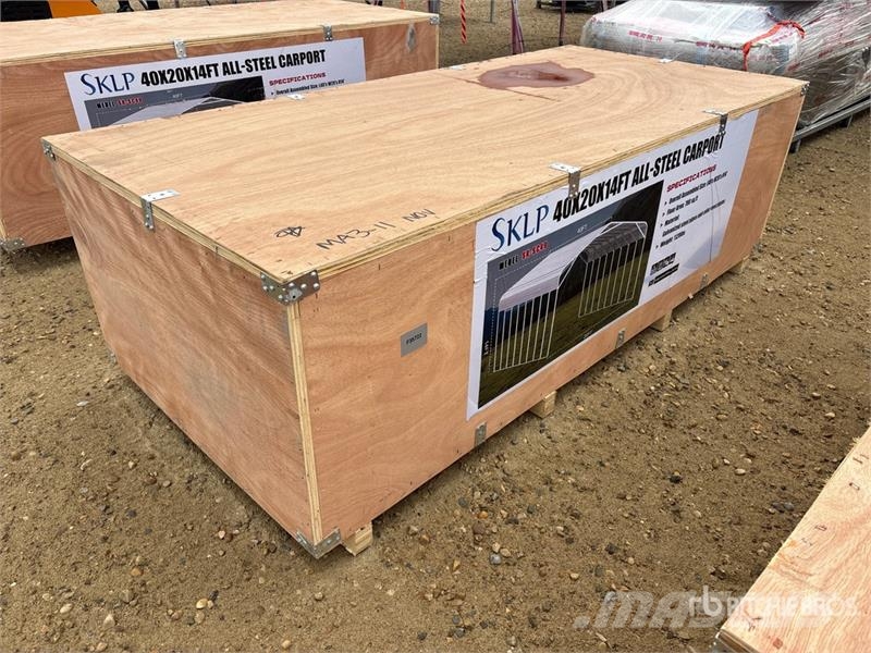 SKLP SK-SC40 20 ft x 40 ft All-Steel Carport (Unus Čelični okviri za građevine