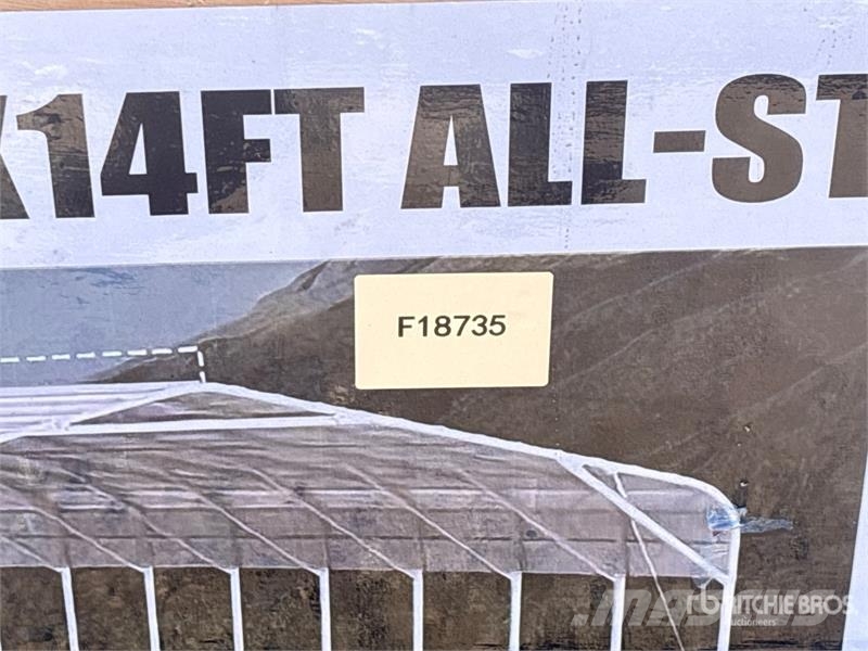 SKLP SK-SC40 20 ft x 40 ft All-Steel Carport (Unus Tērauda karkasa ēkas