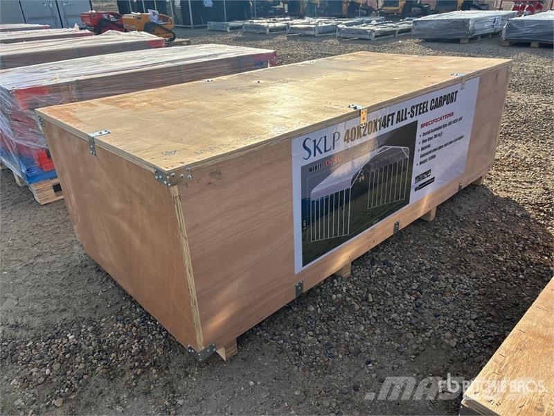 SKLP SK-SC40 20 ft x 40 ft All-Steel Carport (Unus Hangar