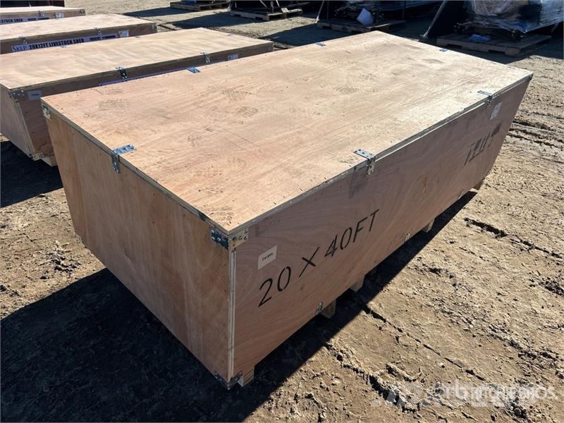 SKLP SK-SC40 20 ft x 40 ft All-Steel Carport (Unus Ατσάλινο πλαίσιο κτιρίων