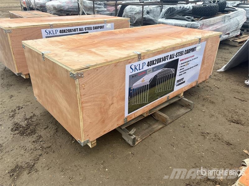 SKLP SK-SC40 20 ft x 40 ft All-Steel Carport (Unus Steel frame buildings